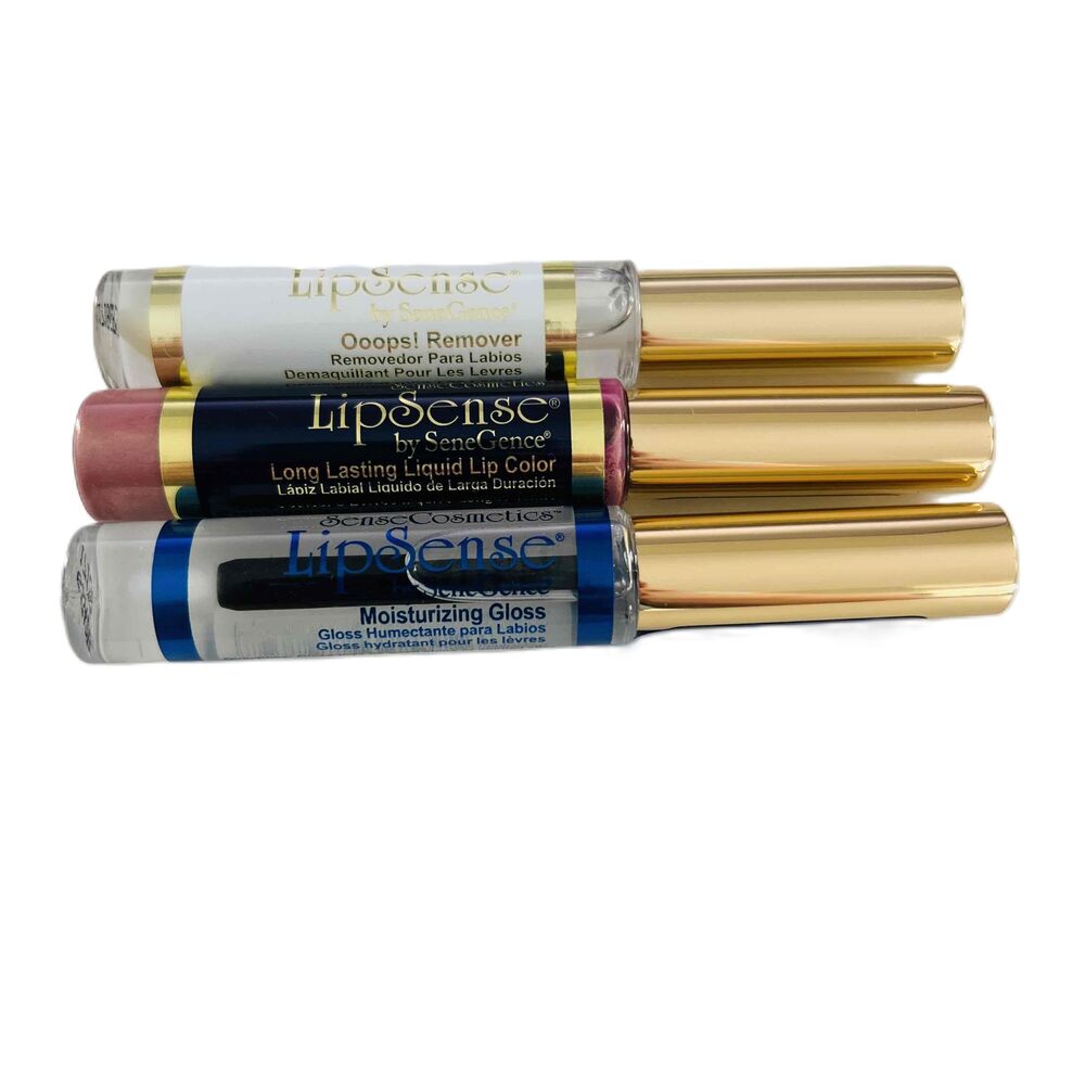 LipSense by SeneGence‎ (3 Pack) Pink Champagne Moisturizing Gloss Oops! Remover